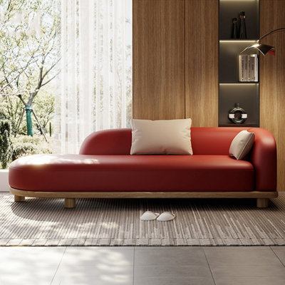 Comfort Living Room Faux Leather Chaise Lounges