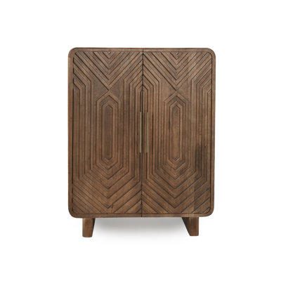 Holmes Bar Cabinet Light Brown