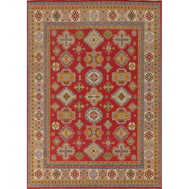 Tapis oriental géométrique Kazak 8