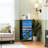 4 Drawer Dresser for Bedroom, Narrow Chest of Drawers, Wooden Top and Study Iron Frame 18"x37.5"-(WxH)