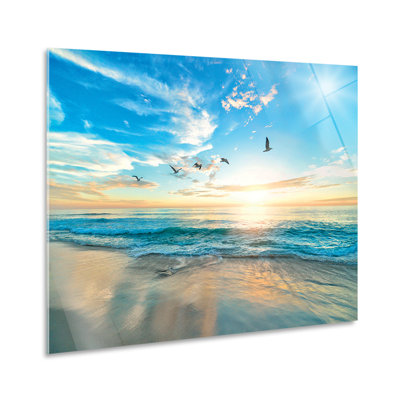 Beach at Sunrise 1 Piece Wall Art