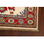 Tapis de couloir oriental géométrique Kazak noué à la main 3 x 10