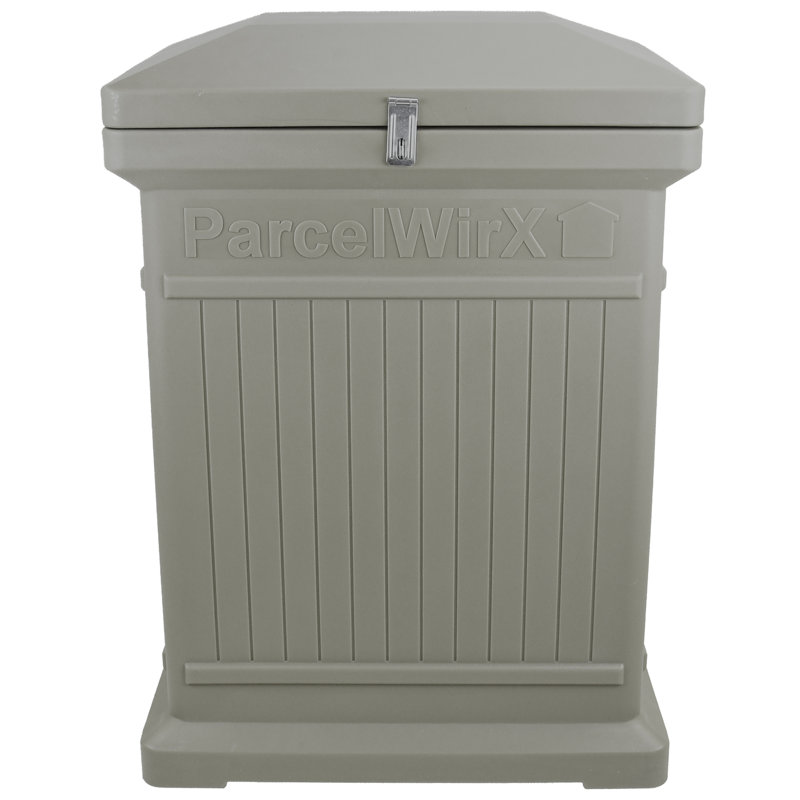 Prestige Pewter Lockable Plastic Package Delivery Box