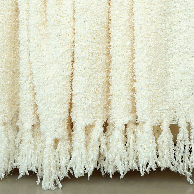 Throw Blanket, Burnt Orange, 152.4cm W x 203.2cm L