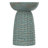 Solid Mango Wood Contemporary Accent Table with Textured Finish, Fully Assembled-1058110521