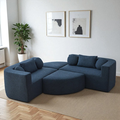 Canapé modulaire rembourré sans os