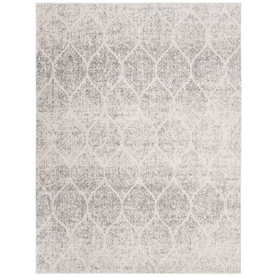 Hayley Geometric Ivory/Silver Area Rug