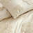 Beige Floral Tufted Bedding Duvet Cover Soft Bed Set-113109695