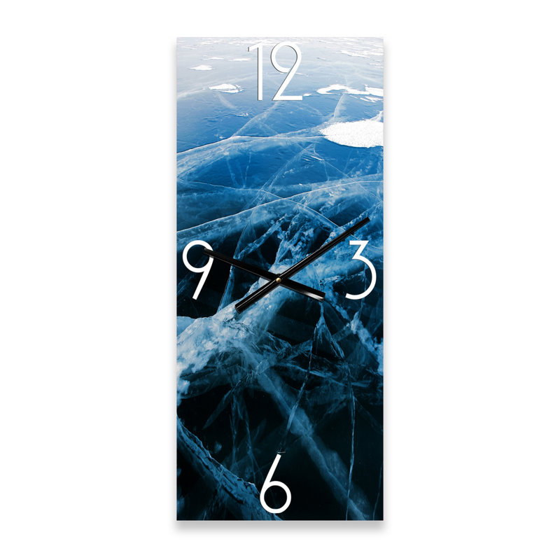 Horloge murale Ice Structure II, Grand