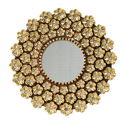 Wood Flat Wall Mirror