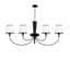 Feledy 4 - Light Waggon Wheel Chandelier