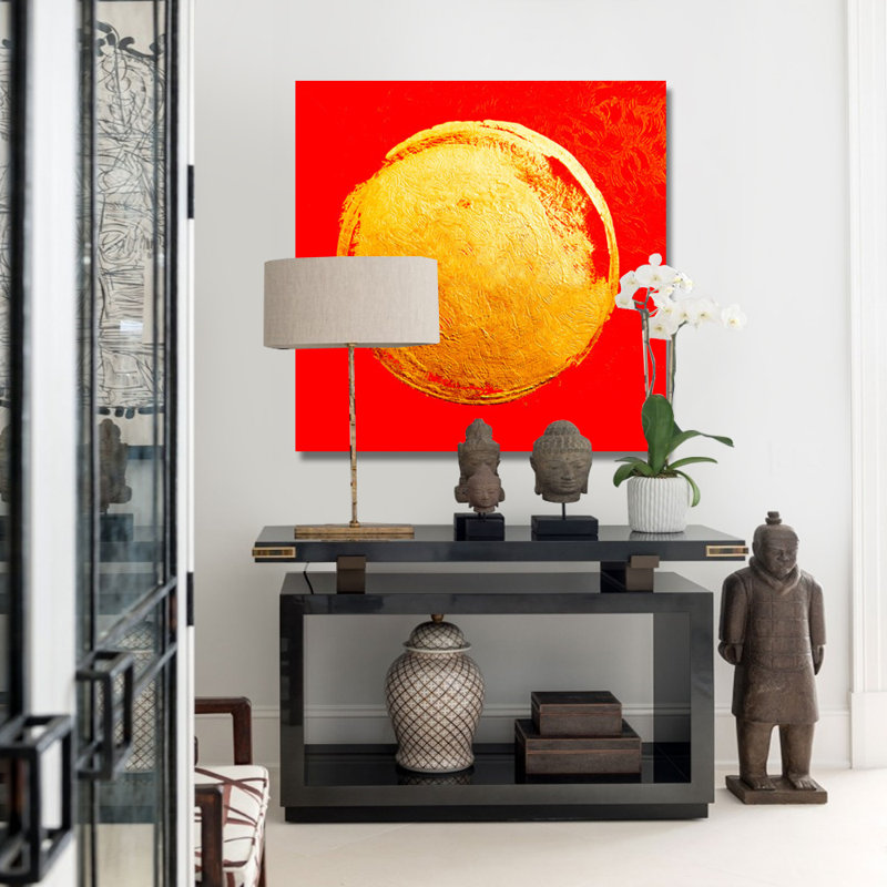 Nautical Zen " Zen ", 36" H x 36" W x 2.5" D, Aluminum