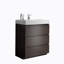 Meuble-lavabo sur pied simple avec plateau 29,9 Makia