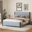 Base de lit tapissier Mid-Century-458173004