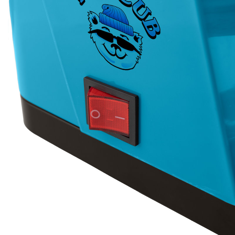 Snow Cone Machine with 3 Stainless Steel Blades -  Powerful 170W Easy To Use Countertop Crushed Ice Maker, Blue