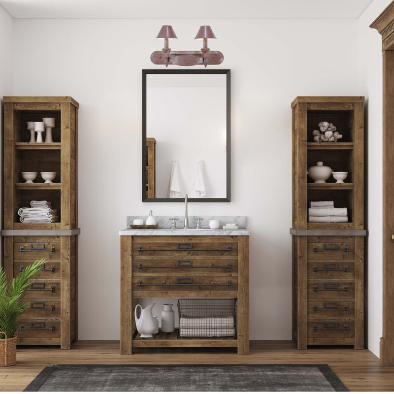 Applique murale pour salle de bain 2 lumières Toltec