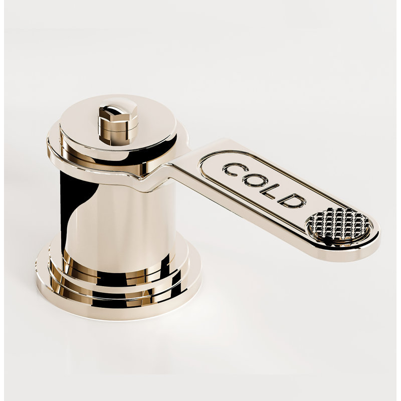 Armstrong Widespread Lavatory Faucet With Low Spout, Unlacquered Brass