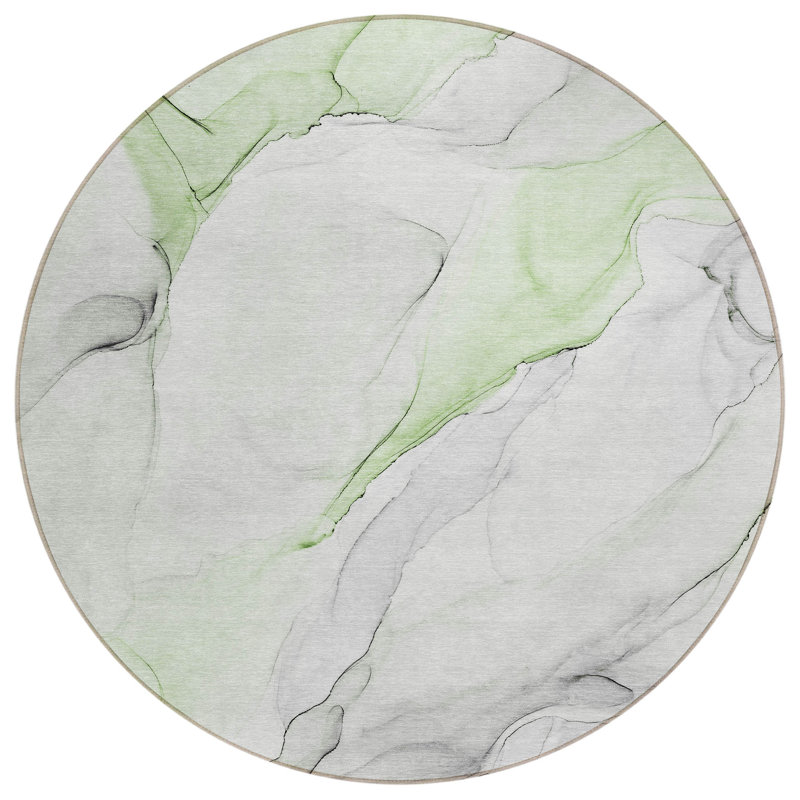 Tapis extérieur rond rond 8 po