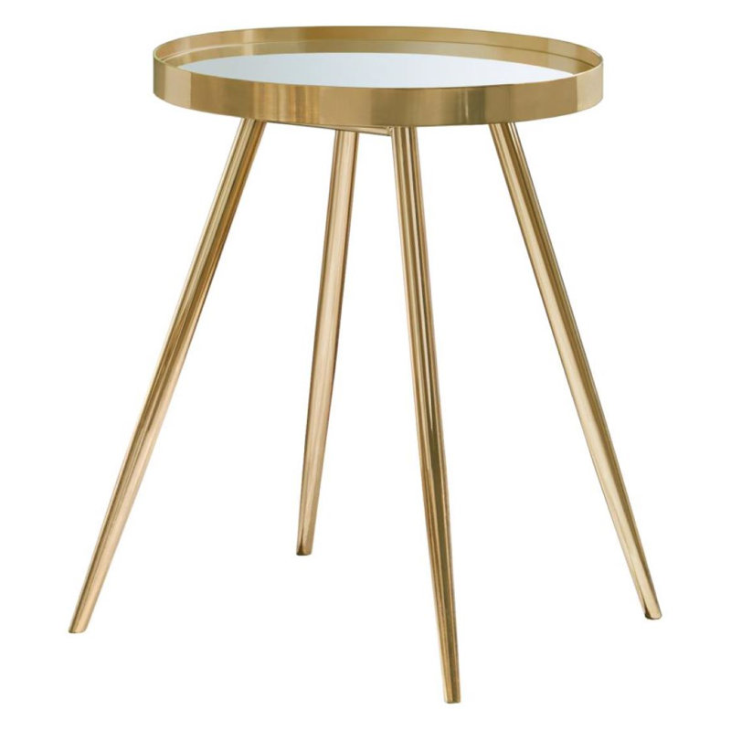 Table de bout Barfield, Doré
