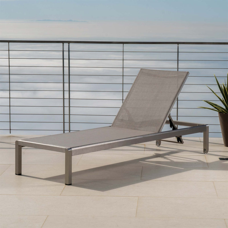 CAPE CORAL KD CHAISE LOUNGE, Brown, Gray