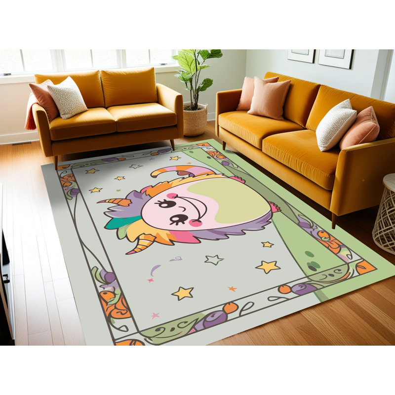 Tapis de Noël lavable The Holiday Aisle®, Tapis de couloir 2 pi x 4 pi