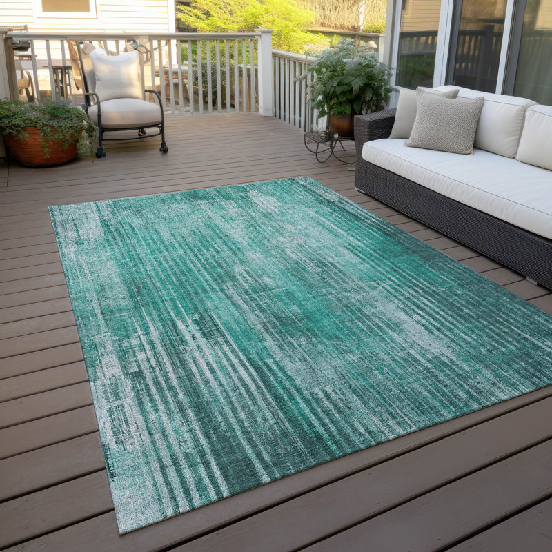 Tapis intérieur / extérieur Decicco, Rectangle de 10 pi x 14 pi