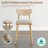 Upholstered Counter Stool with Handwoven Back-66868276