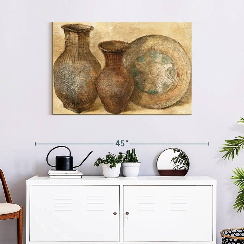 Lelar Woven Vessels II, 24" H x 36" W