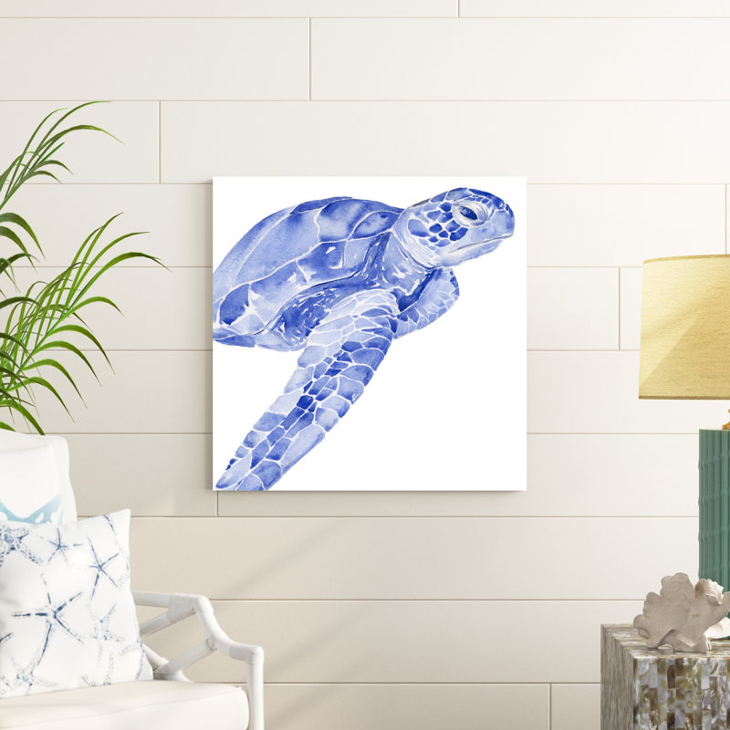 Tortue de mer ultramarine II, H 30 po x l 30 po x P 1 po