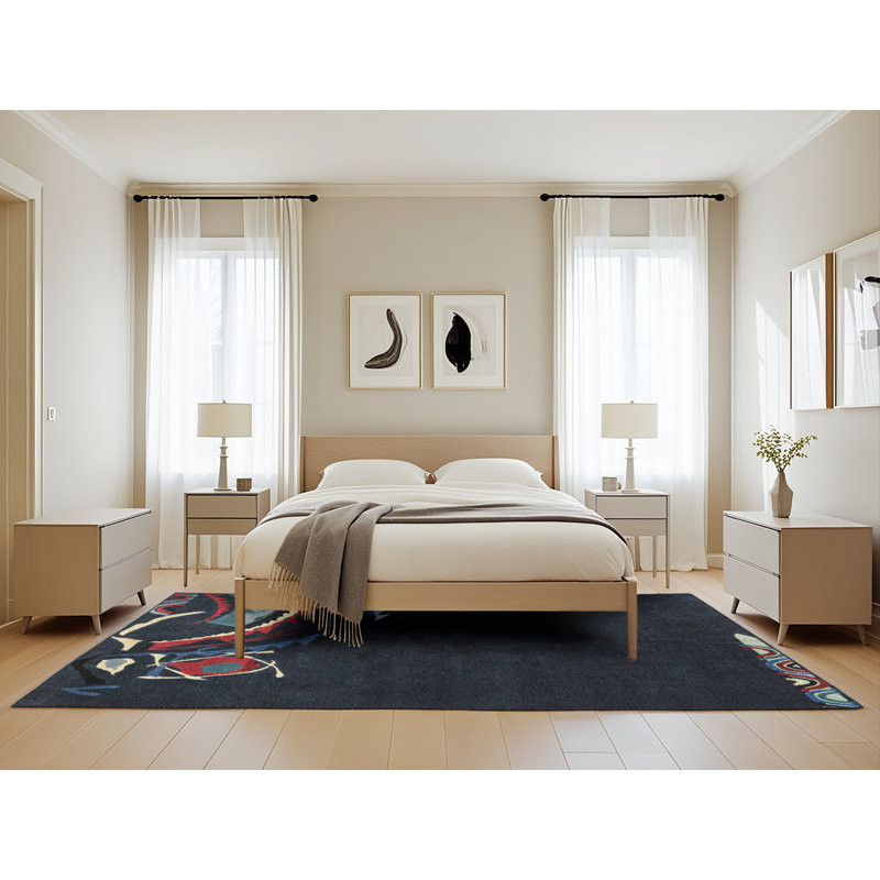 Abstract Indoor Rug, Rectangle 5' x 8'