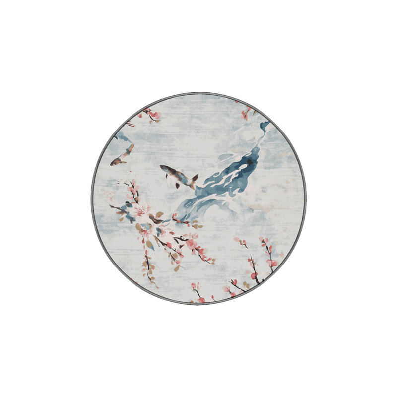 Tapis brun soyeux et moelleux, Rectangle 5 pi x 7 pi