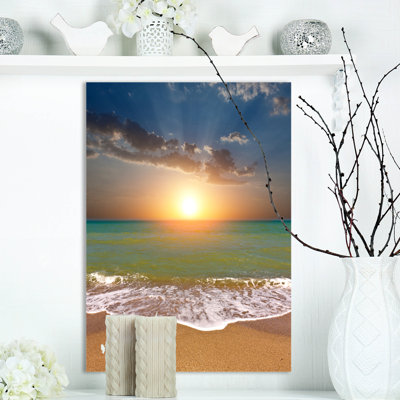 " Sunset On Sea "