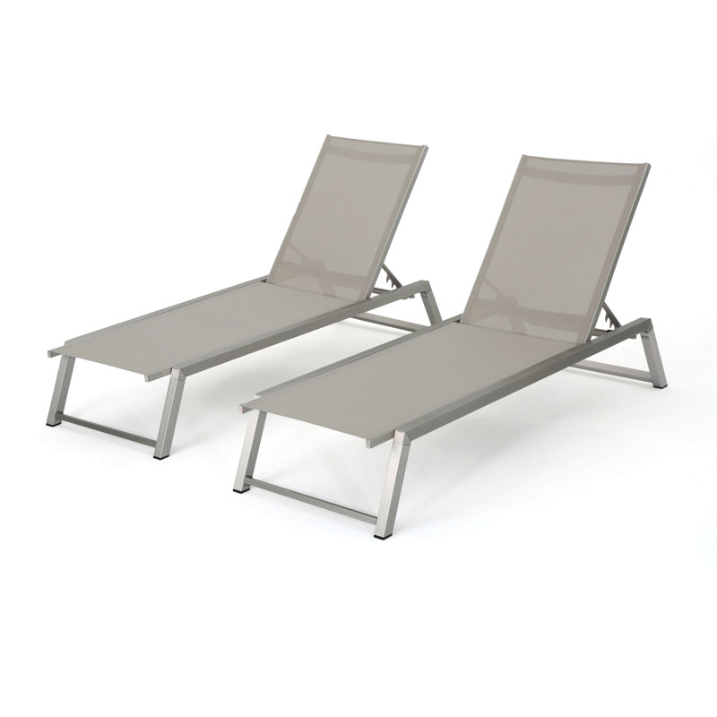 Chaise longue Myers (Mp2), Gris