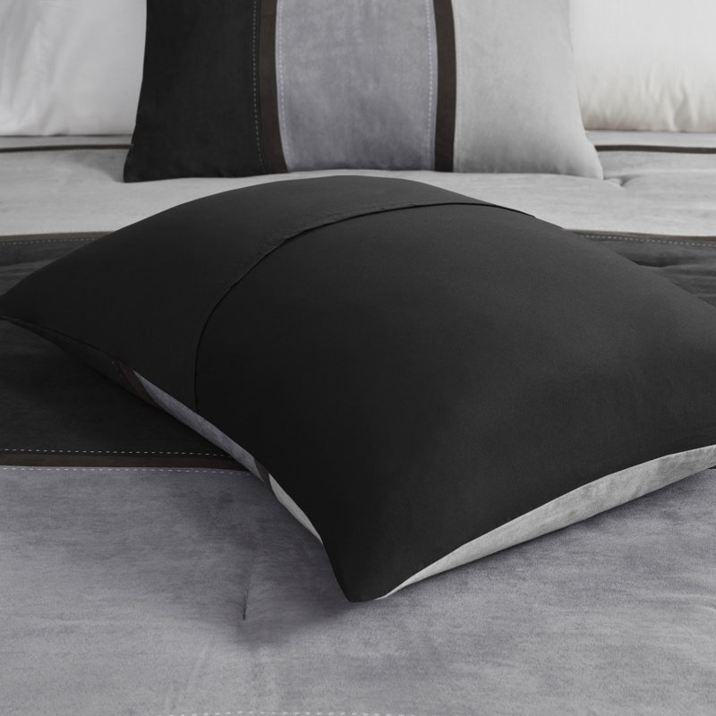 Luxury 7-piece Bedding Sets, Faux Suede Polyester, Rustic Lodge Style