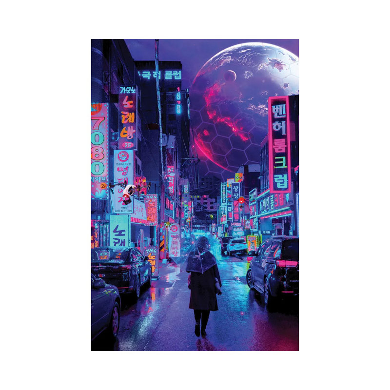 New World by Gab Fernando - Wrapped Canvas Gallery-Wrapped Canvas Giclée, 20.32 cm H x 30.48 cm W