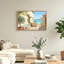 Ensemble de 1 tableau sur toile Jardin méditerranéen-129065770-129065760