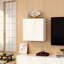 Armoire murale Shaker en bois massif avec portes à fermeture amortie et étagères réglables - Rangement à double porte de 76 cm (30 po) pour cuisine, salle de bain, buanderie ou garage