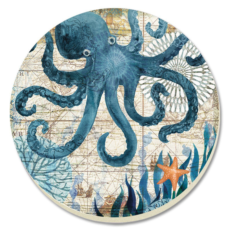 Sous-verre Octopus