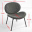 Fauteuil à accoudoirs simple Mid-Century Modern-491253248