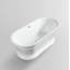 Baignoire de trempage autoportante en acrylique 59 po. X 30 po.-81515715