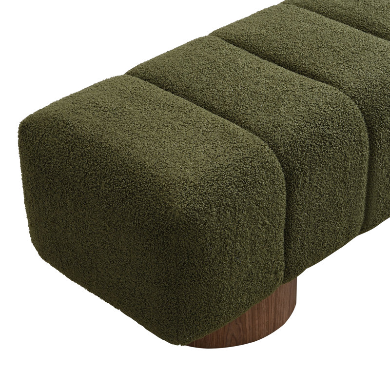 Boucle Upholstered Dining Stool, No Setup, 300 Lbs Capacity, Versatile For Room Furnishing Arrangement Ideas Concepts