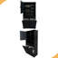 Armoire de buanderie avec portes et tablette, panier à linge inclinable, plusieurs espaces de rangement, style autoportant, tablette ouverte, tablette réglable