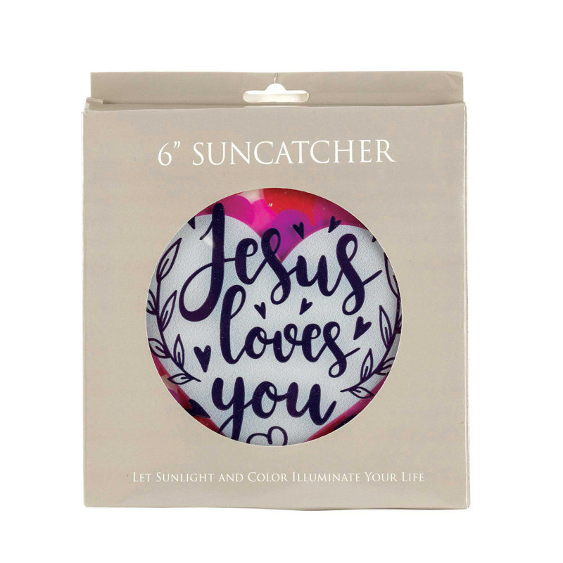 Jesus Loves Me Suncatcher