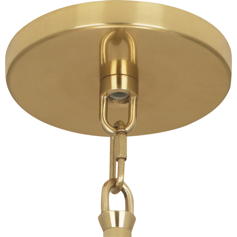 Decker 3 - Light Drum Chandelier, Modern Brass