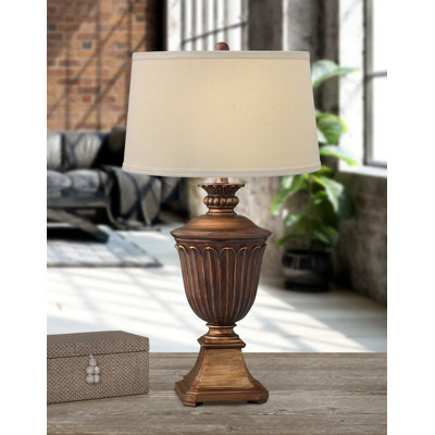 Tribute  34 in. Antique Sienna Table Lamp