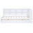 White Twin Wooden Daybed With 2 Drawers, Storage Shelf, And Charging - 10 Slats For Stability, 350Lbs Weight Limit, Pine Construction Size Ports Design, Strong Support,-1758587187