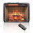 Infrared Quartz Woodlog Fireplace Insert with Brick Design-114137761