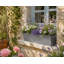 Isla Trough Planter Pot, Concrete Effect Pot, Indoor and Outdoor Large Plant Pot with Drainage Hole-1309139814-1309139812