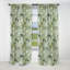 Bambou fusion motif tropical - rideau floral - rideau occultant floral - 1 panneaux-107545724