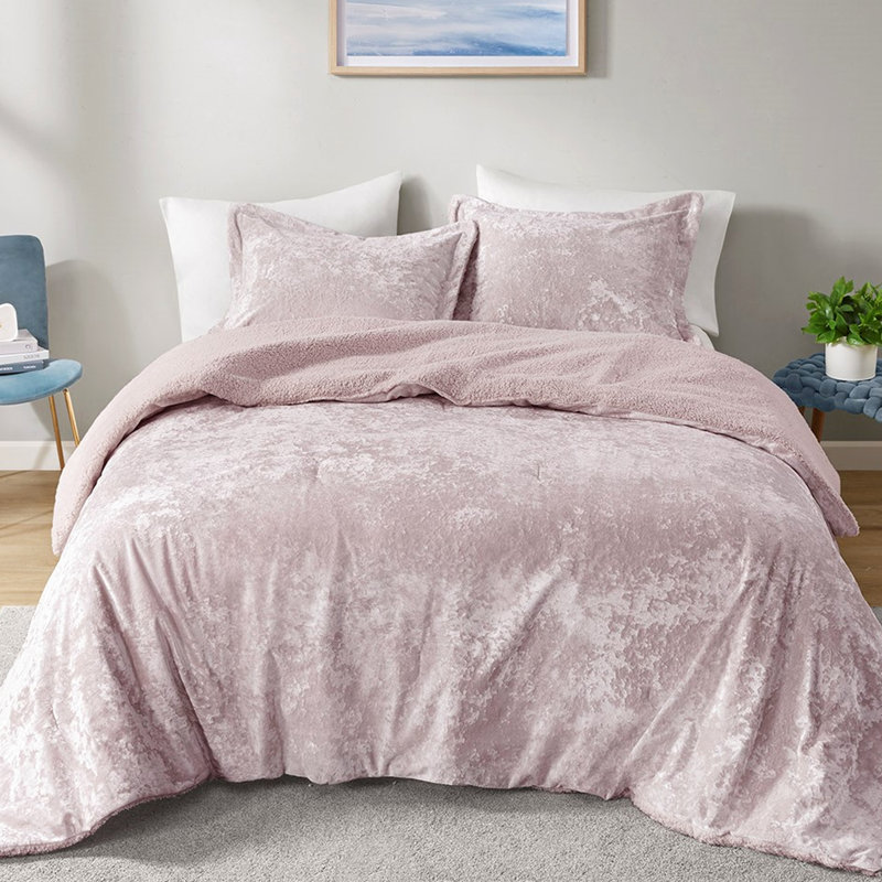 Reversible Comforter - Full/Queen, Fill & Luxury Soft Velvet